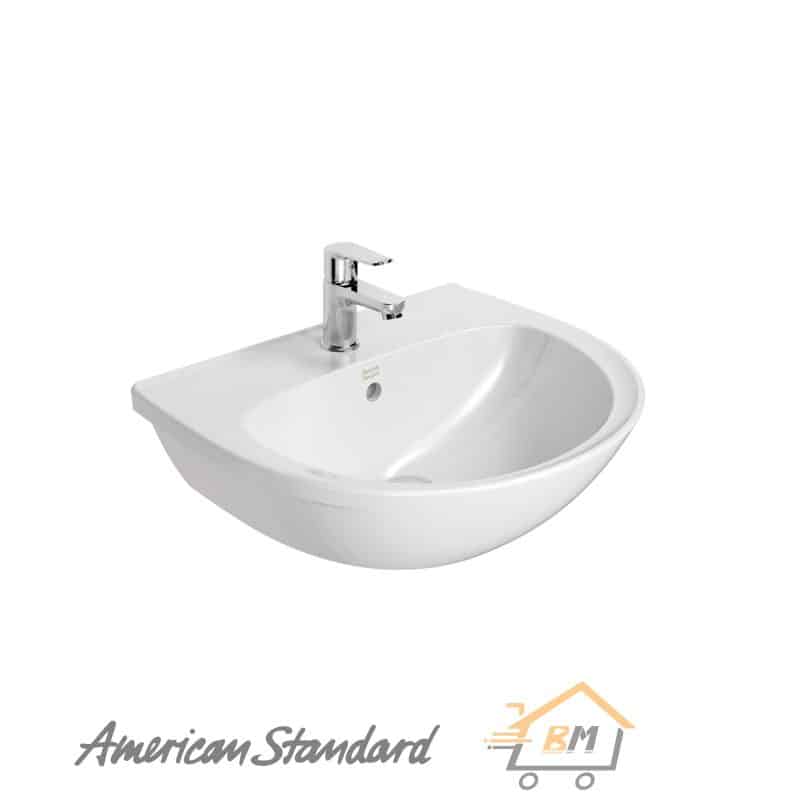 TF-0953-WT อ่างล้างหน้าแบบแขวนผนัง 55 ซม. รุ่น นีโอ โมเดิร์น สีขาว