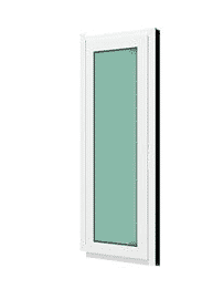 หน้าต่างบานฟิกซ์ WINDSOR รุ่น SIGNATURE กระจกเขียวใส 6 มม.
