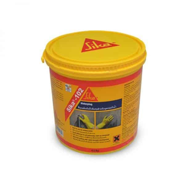 Sika 102 Waterplug วอเตอร์ปลั๊กซีเมนต์แห้งเร็ว