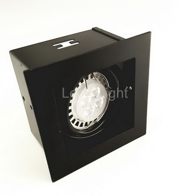 โคมไฟ DOWNLIGHT เดี่ยวแบบฝังฝ้า G-DL01 สีดำ