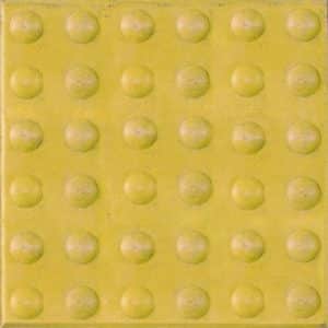 บล็อกนำทาง แบบปุ่ม-เหลือง 30 x 30 x 6