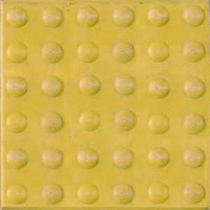 บล็อกนำทาง แบบปุ่ม-เหลือง 30 x 30 x 6