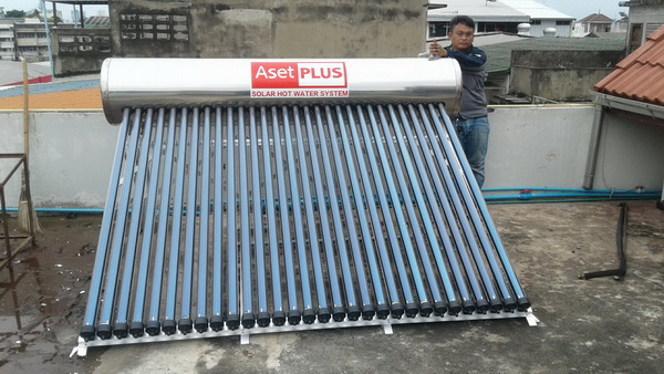 เครื่องทำน้ำร้อนพลังแสงอาทิตย์ ชนิดหลอดแก้ว 300 ลิตร - Image 3