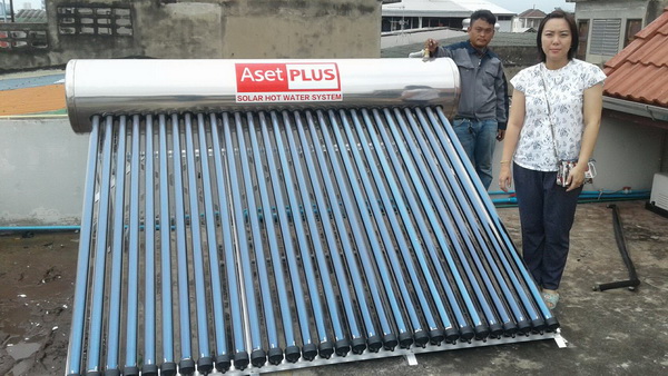 เครื่องทำน้ำร้อนพลังแสงอาทิตย์ ชนิดหลอดแก้ว 300 ลิตร - Image 4