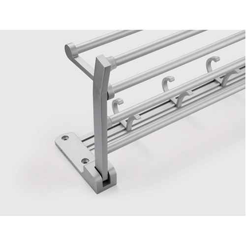 YSB CASSA ราวแขวนผ้า วางผ้า แขวนของใช้ในห้องน้ำอลูมีเนียมติดผนัง รุ่น 43-ALM-CL15 - Image 7