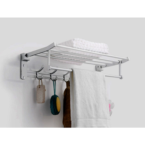 YSB CASSA ราวแขวนผ้า วางผ้า แขวนของใช้ในห้องน้ำอลูมีเนียมติดผนัง รุ่น 43-ALM-CL15 - Image 5