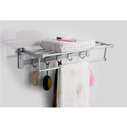 YSB CASSA ราวแขวนผ้า วางผ้า แขวนของใช้ในห้องน้ำอลูมีเนียมติดผนัง รุ่น 43-ALM-CL15