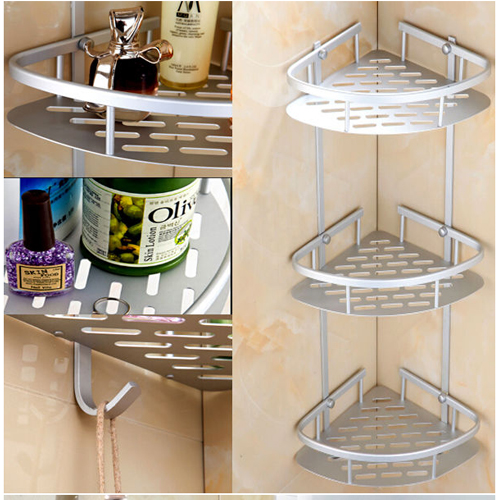 YSB CASSA ชั้นวางของอเนกประสงค์ในห้องน้ำ 3ชั้น เข้ามุมติดผนังอลูมิเนียม - Image 8