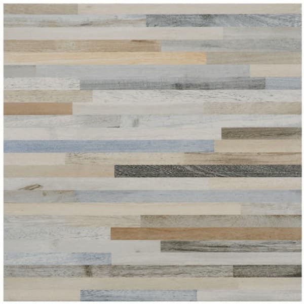 สไตรปพ์ วู้ด ฟ้า FT STRIPE WOOD BLUE 16x16 PM