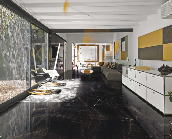 SENSO DI MARMO NERO MARQUINA LUC 748039 60X120cm. COTTO Italia