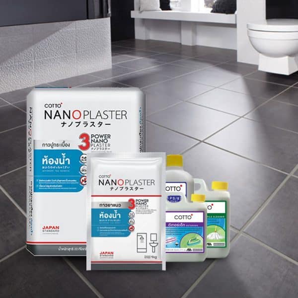 COTTO NANOPLASTER ยาแนวสำหรับห้องน้ำ จากประเทศญี่ปุ่น