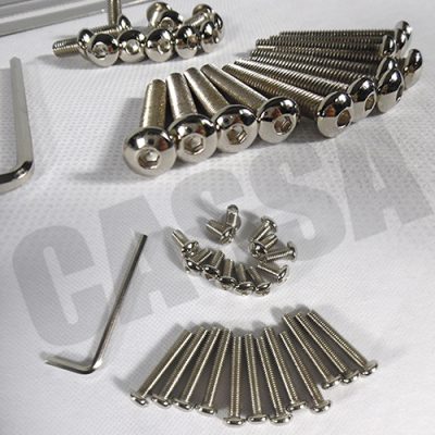 YSB CASSA ชั้นวางรองเท้าแสตนเลส 4 ชั้น ท่อขนาดใหญ่ 22 mm แบบหนาพิเศษ รุ่น SR-SS201-460