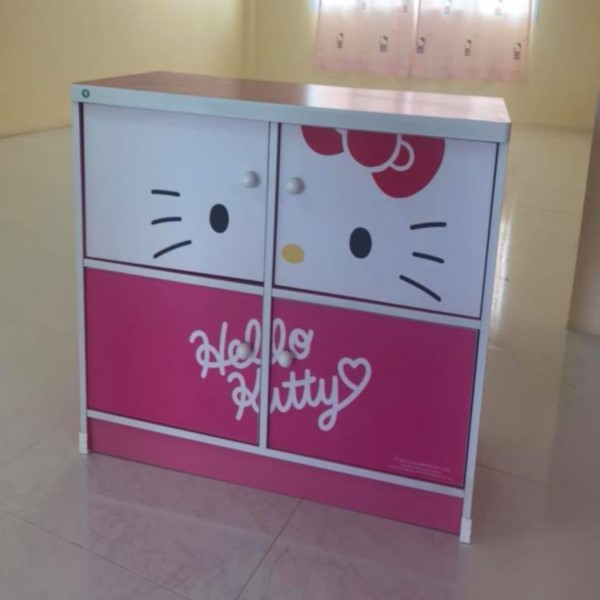 ตู้ล๊อคเกอร์คิตตี้ลายPrettyของแท้ ขนาด ก800xล380xส720