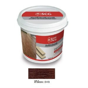 สีย้อมไม้พื้น สีไม้แดง 3.6 กก. SCG