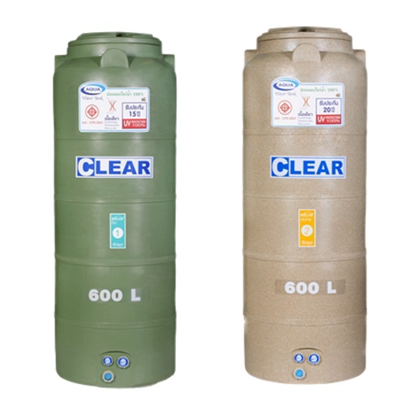ถังเก็บน้ำอควา (AQUA) รุ่น CLEAR 600 - 600G