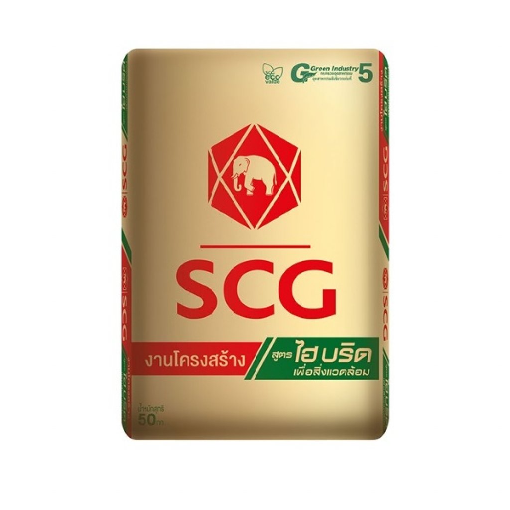 ปูนซีเมนต์งานโครงสร้าง สูตรไฮบริด SCG