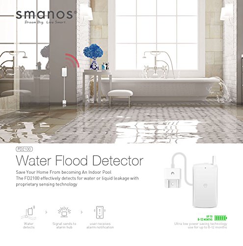 เซ็นเซอร์ตรวจจับน้ำท่วม Smanos FD2100 (Water Flood Detector) - Image 3