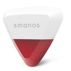 ไซเรนกันขโมย สำหรับติดตั้งนอกบ้าน Smanos WS-20