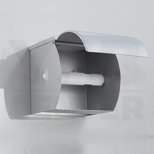 กล่องใส่กระดาษทิชชู พร้อมที่เขี่ยบุหรี่ อลูมิเนียม รุ่น C1M076-ALM-8035 - Image 3