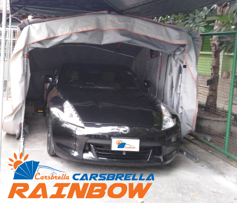โรงจอดรถยนต์พับเก็บได้ รุ่น RAINBOW ไซส์ S - Image 2