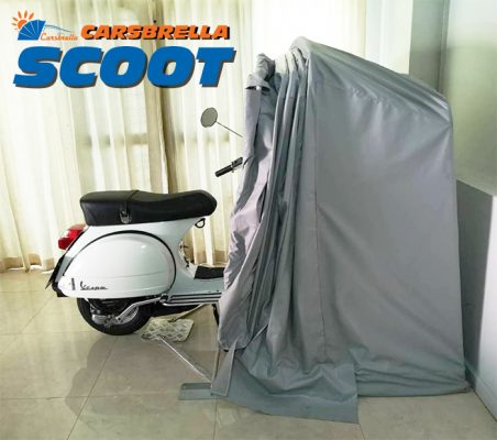 โรงจอดรถมอเตอร์ไซค์พับเก็บได้ รุ่น SCOOT