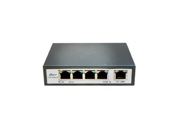 POE Switch 4 Ports รุ่น ASIT-20504P ความเร็ว10/100Mbps