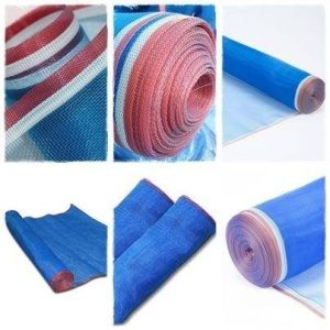 มุ้งโพลีไนล่อนสีฟ้า