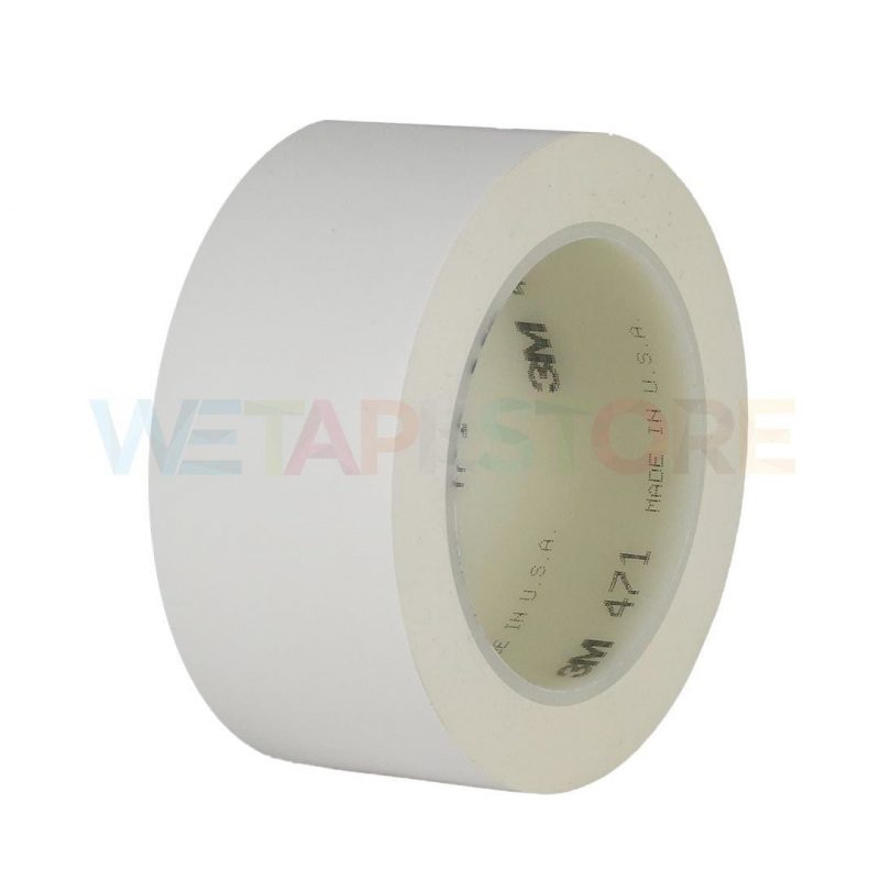 3M 471 White เทปไวนิลตีเส้นพื้น สีขาว