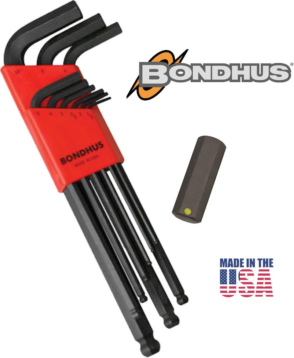ชุดประแจหกเหลี่ยมหัวบอลแบบยาว BONDHUS - Image 2