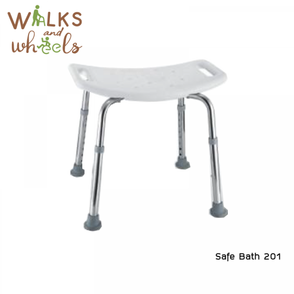 เก้าอี้นั่งอาบน้ำแบบไม่มีพนักพิงหลัง Safe Bath 201