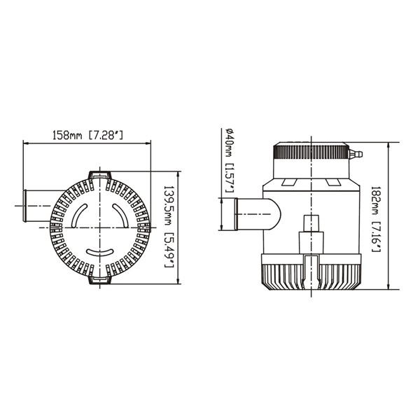 ปั๊มน้ำดีซี 12V รุ่น 3500-GPH 2 ตัว