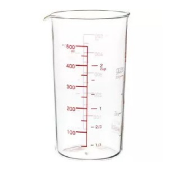 Iwaki ถ้วยตวงแก้ว ไม่มีมือจับขนาด 500ml