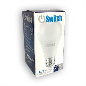 หลอดไฟ LED Super Nova 7W Daylight E27 Switch