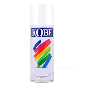 KOBE F100 สีสเปรย์รองพื้นขาวด้าน