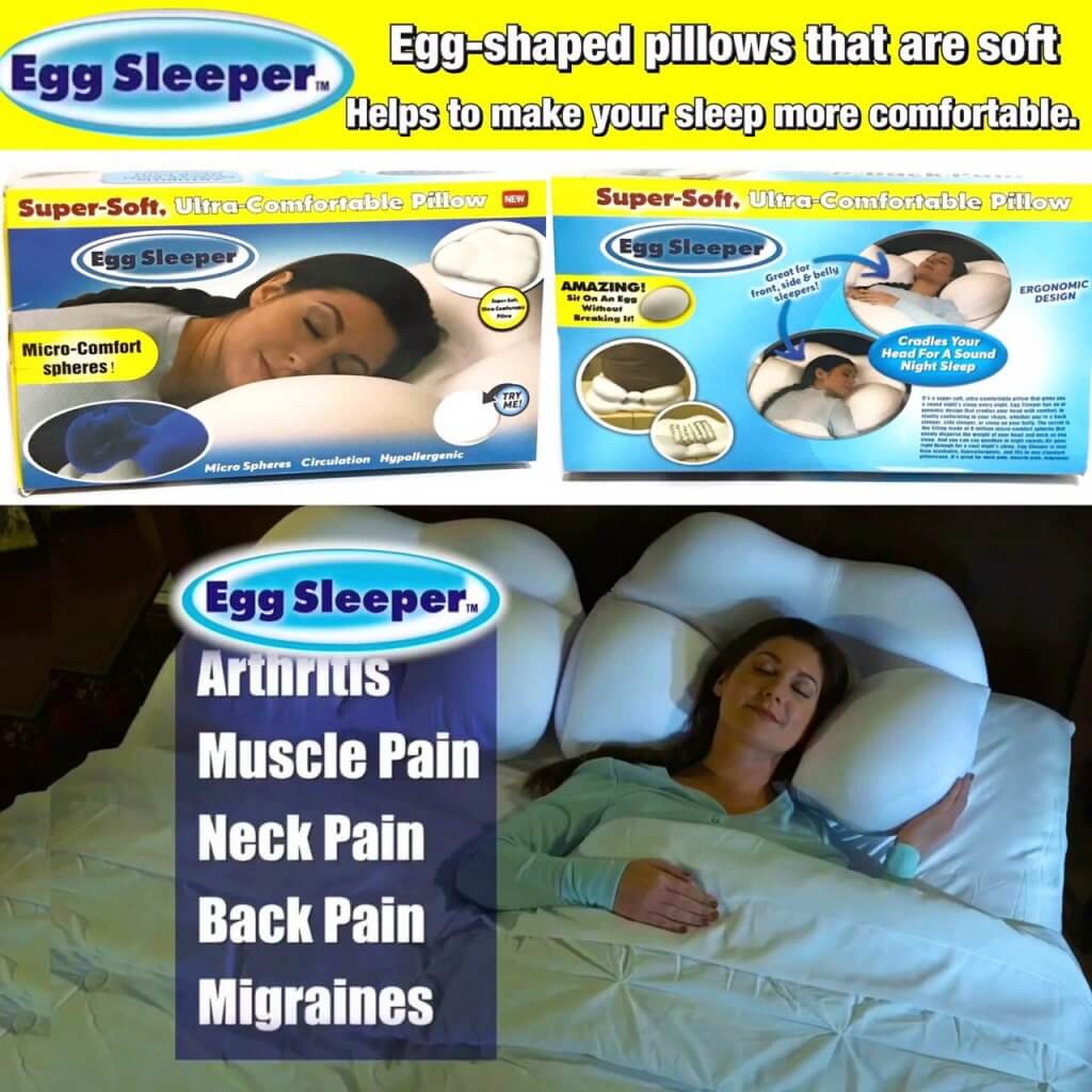 หมอนหนุนเพื่อสุขภาพ Egg Sleeper