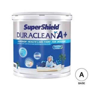 สีน้ำทาภายใน TOA SUPERSHIELD DURACLEAN A+ BASE D กึ่งเงา 1 แกลลอน
