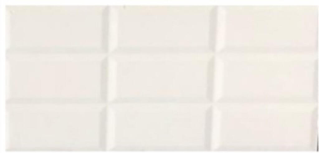 Home Sopic กระเบื้องเซรามิค ตกแต่งผนัง 12 x 24 นิ้ว รุ่น BRICKS WHITE GLOSSY