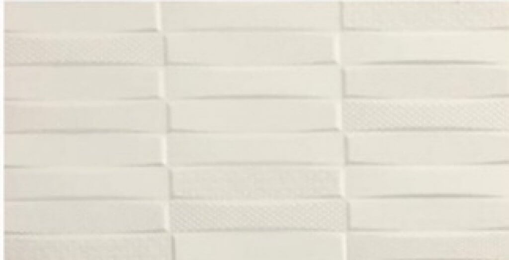 Home Sopic กระเบื้องเซรามิค ตกแต่งผนัง 12 X 24 นิ้ว รุ่น KRION WHITE MATT