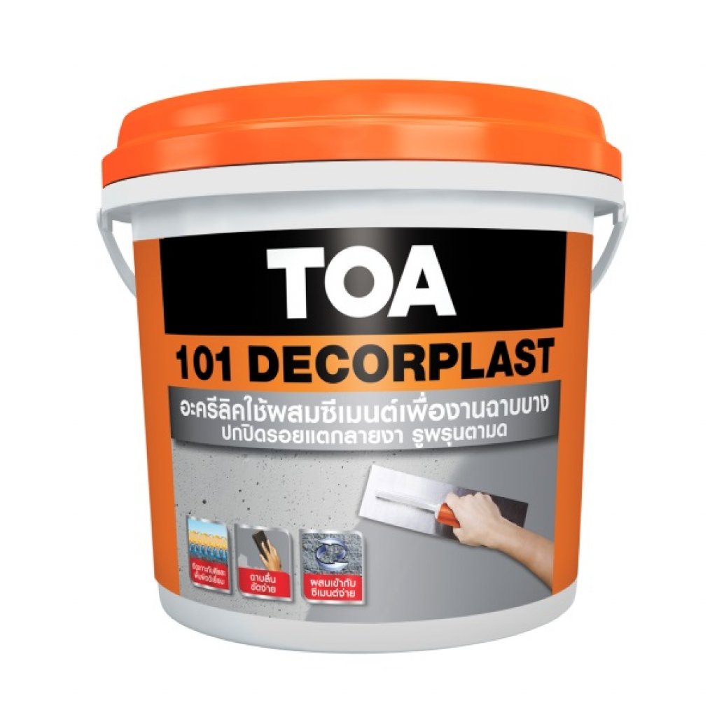 TOA 101 Decorplast ฉาบปรับผิวแบบบาง