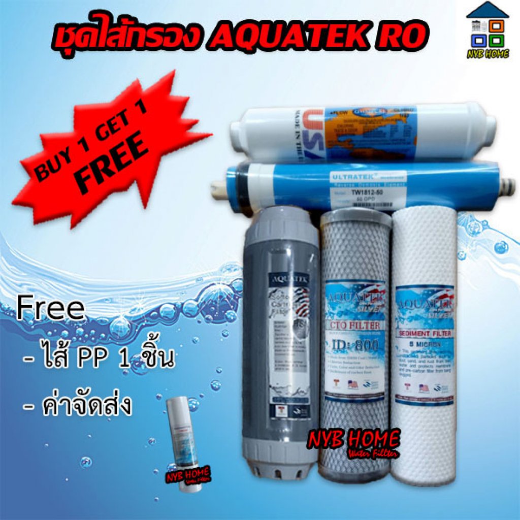 ไส้กรองน้ำ Aquatek RO