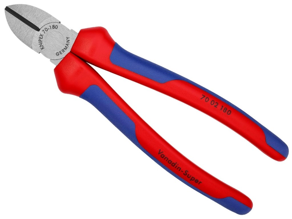 KNIPEX 70 02 180 คีมตัดปากเฉียง