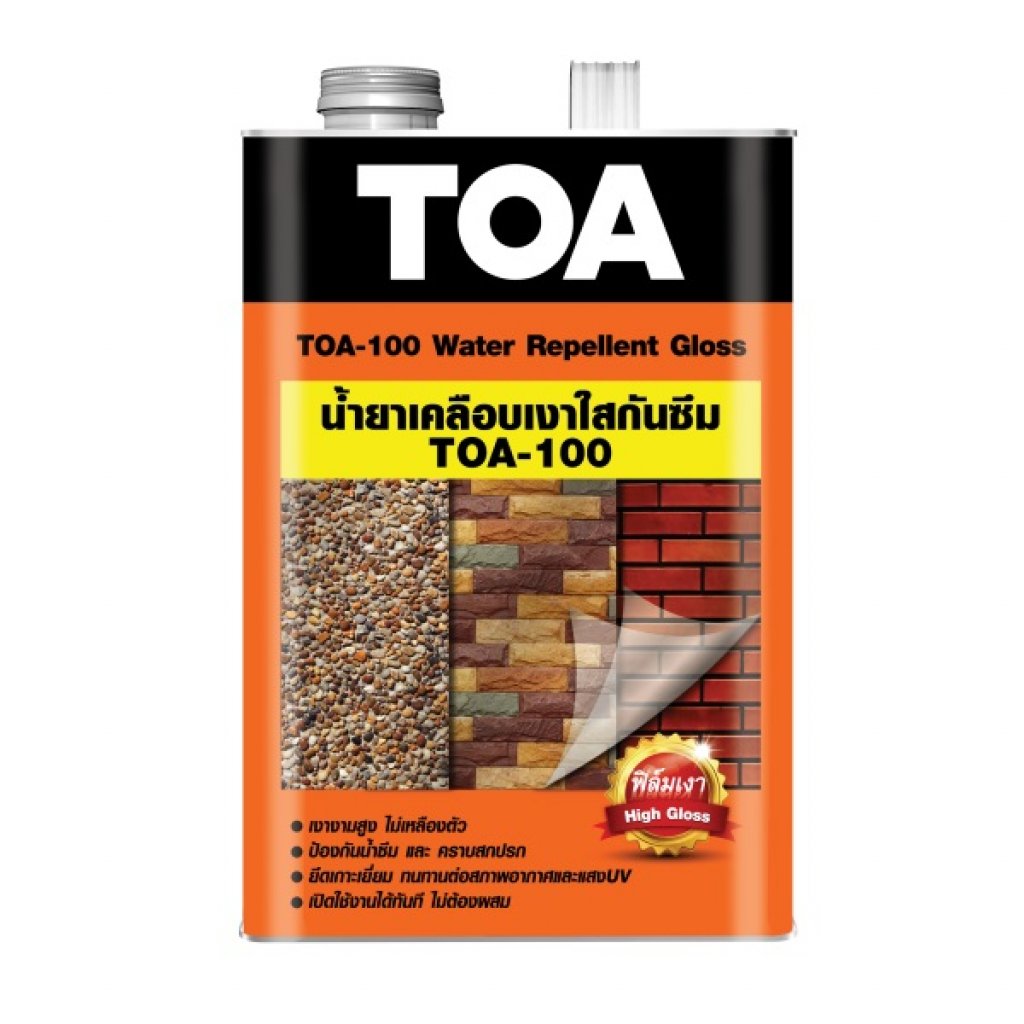 น้ำยาเคลือบเงาใสกันซึม TOA-100