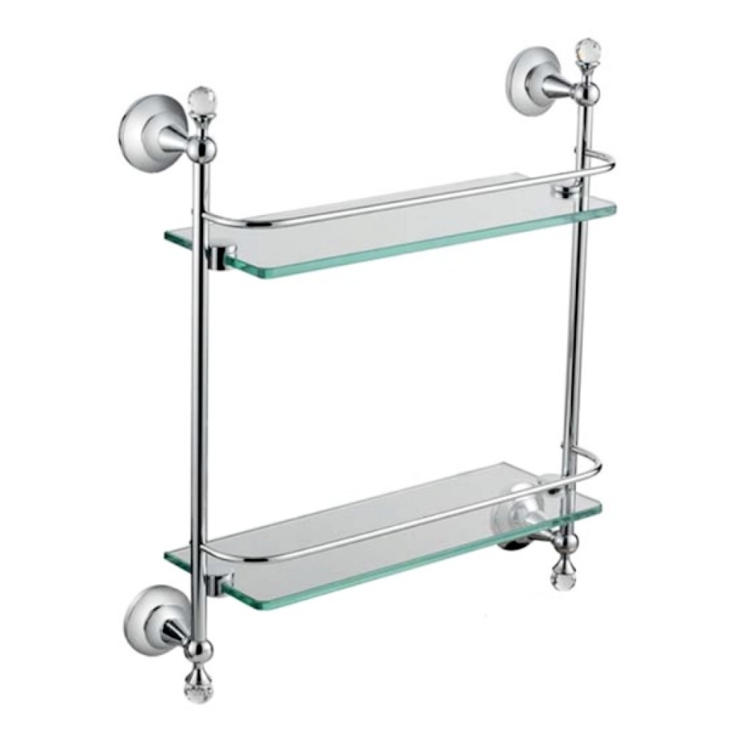 หิ้งกระจกติดผนัง 2ชั้น HAFELE 580.40.080