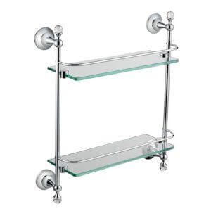 หิ้งกระจกติดผนัง 2ชั้น HAFELE 580.40.080