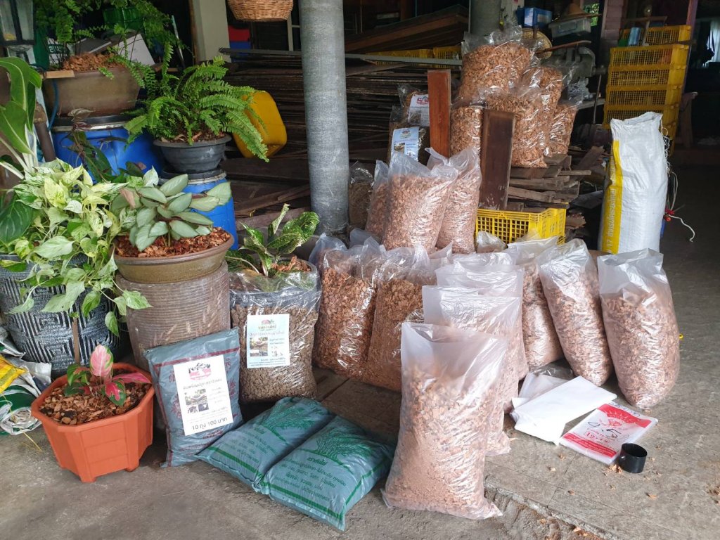 เปลือกมะพร้าวสับ