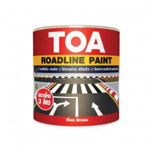 TOA สีทาถนน ชนิดสะท้อนแสง 3ลิตร