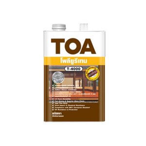 TOA T-4000 โพลียูรีเทนชนิดเงา สำหรับภายนอก 3.75ลิตร