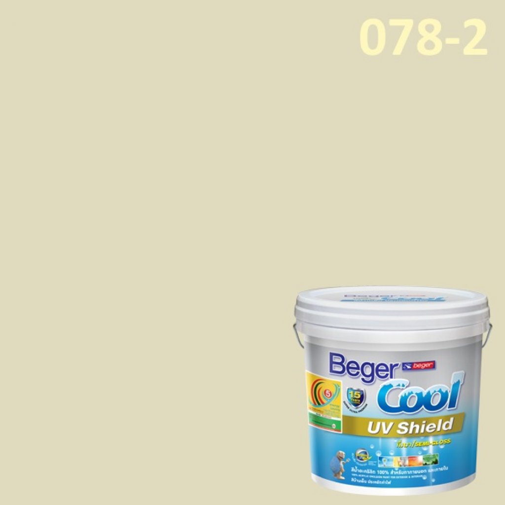 Beger Cool UV Shield 078-2 Pressed Khaki 18.925 ลิตร