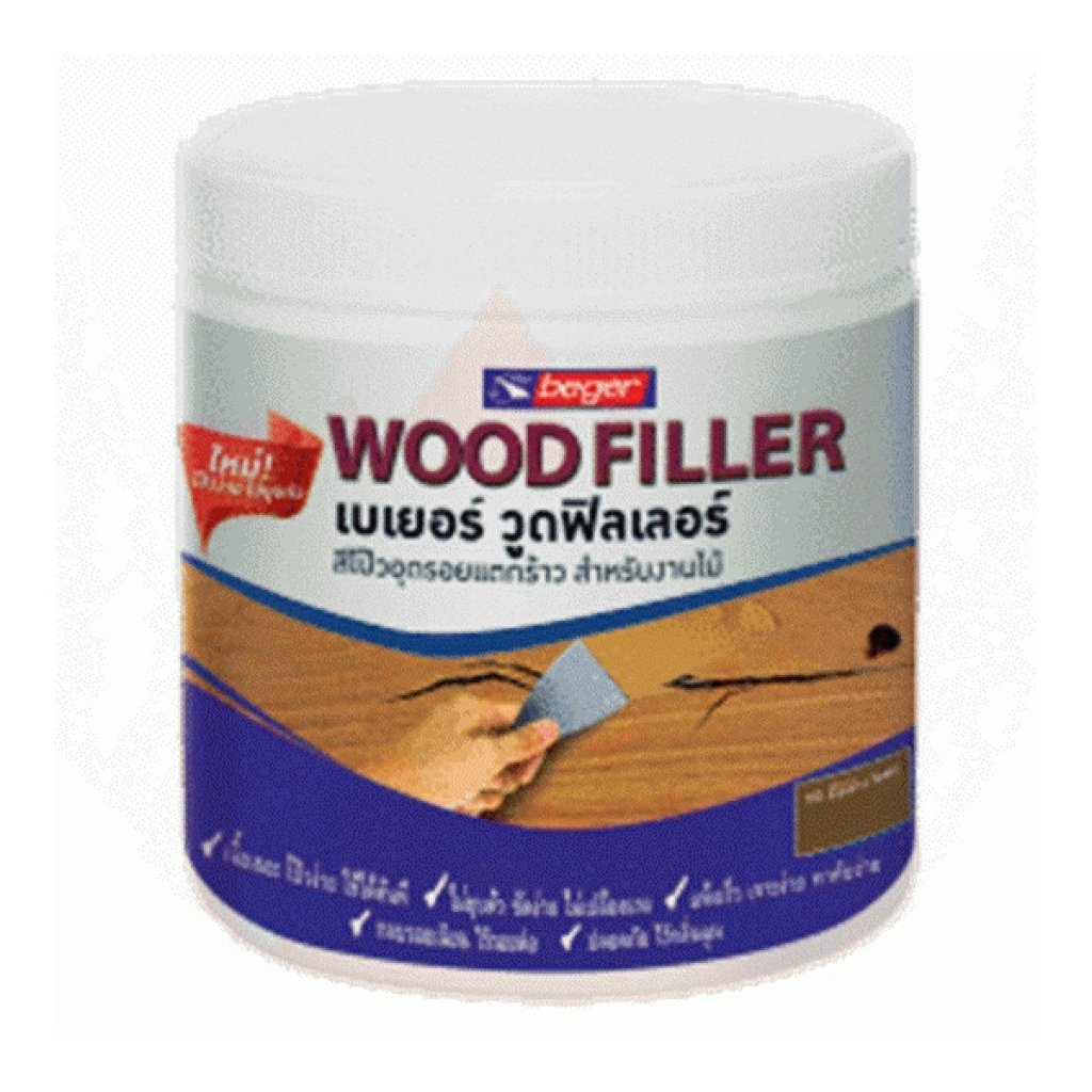 Beger Wood Filler สีโป๊วไม้ กระปุก500G