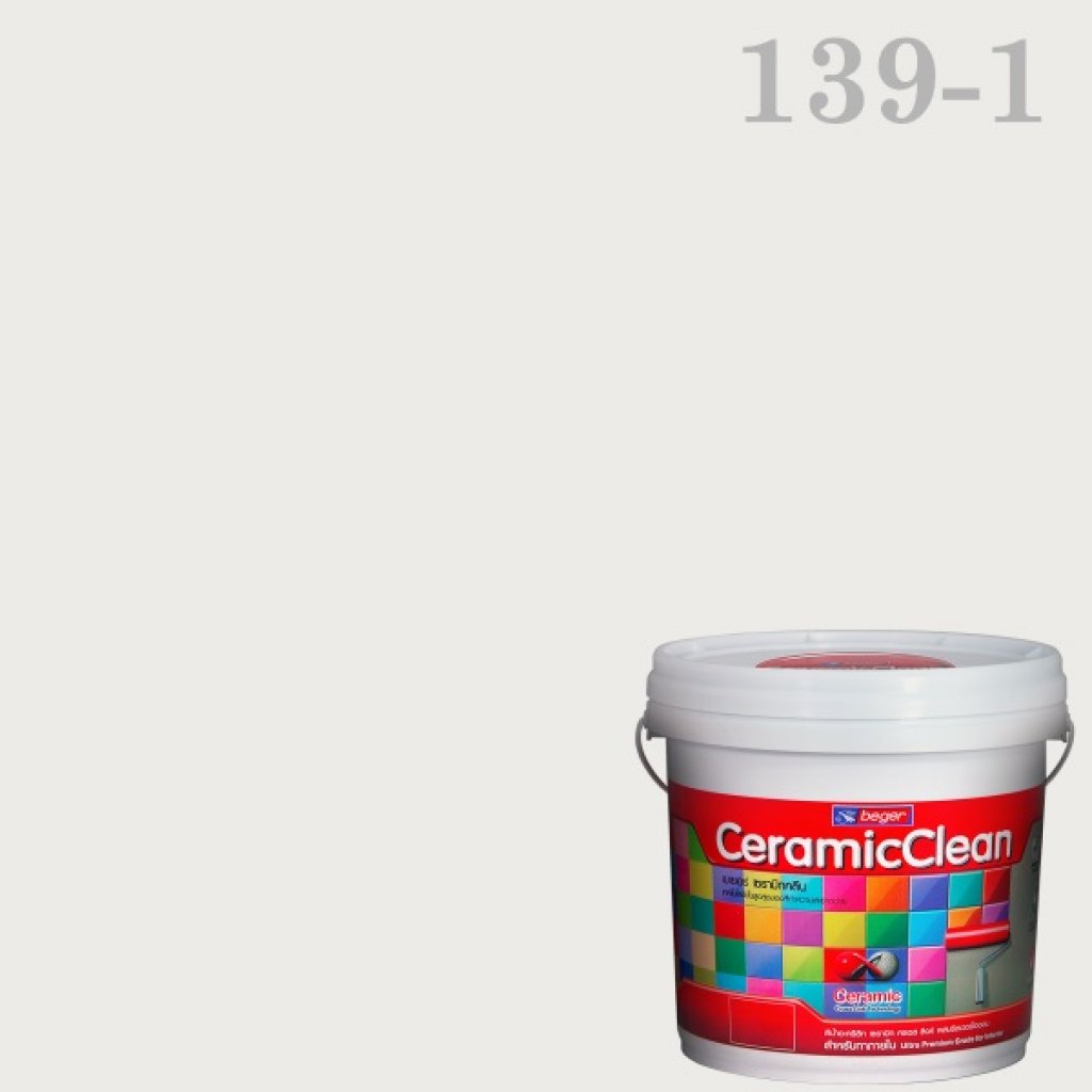 สีน้ำอะครีลิกกึ่งเงา 139-1 เบเยอร์เซรามิกคลีน Carbon Coal